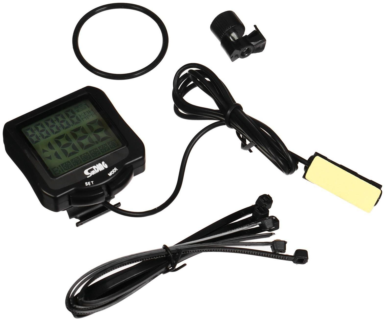 Велокомпьютер 30 функций, проводной, SD-570A