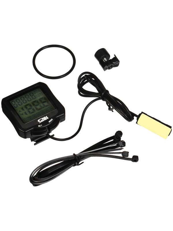 Велокомпьютер 30 функций, проводной, SD-570A