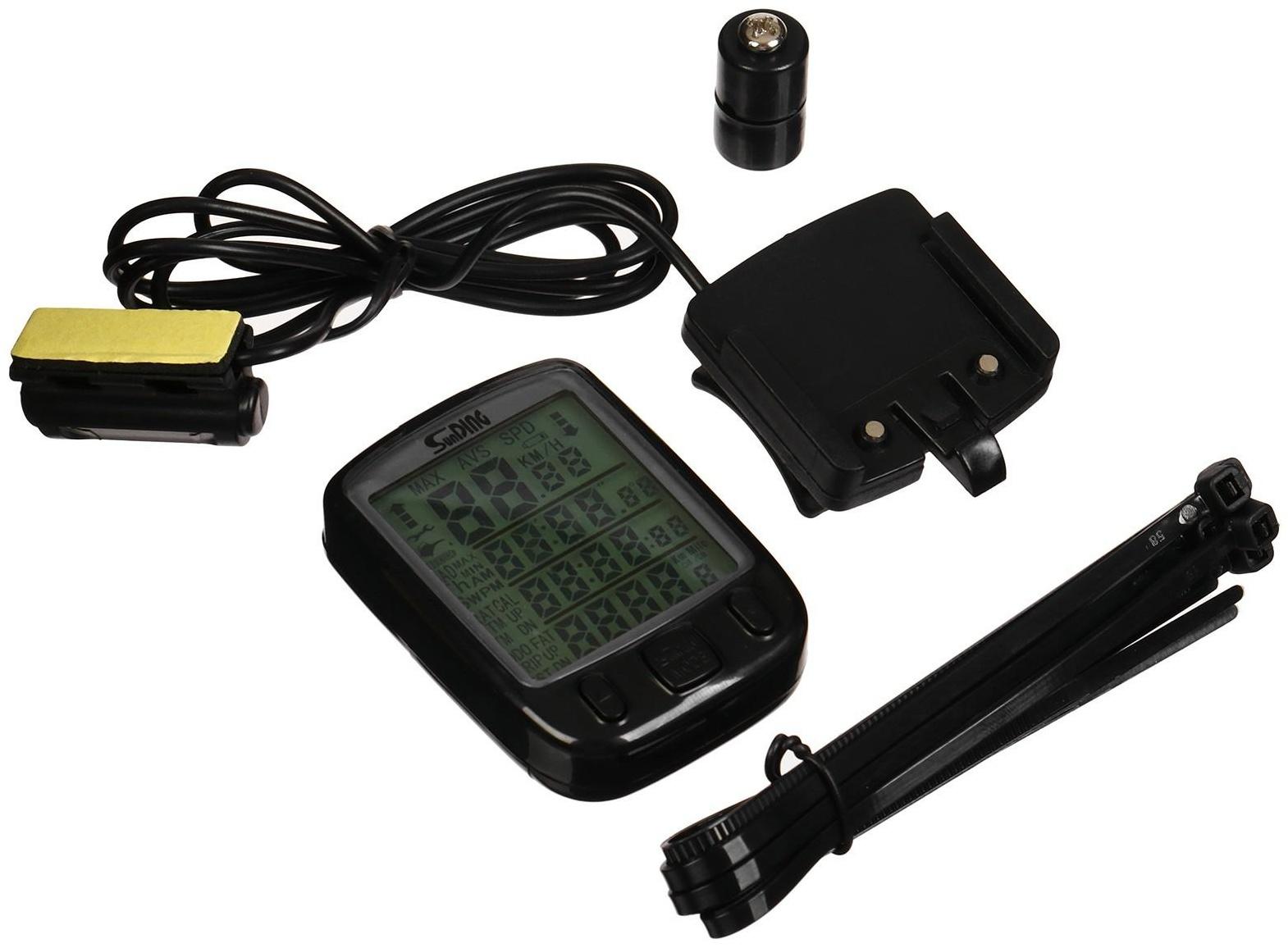 Велокомпьютер 27 функций, проводной SD-563A