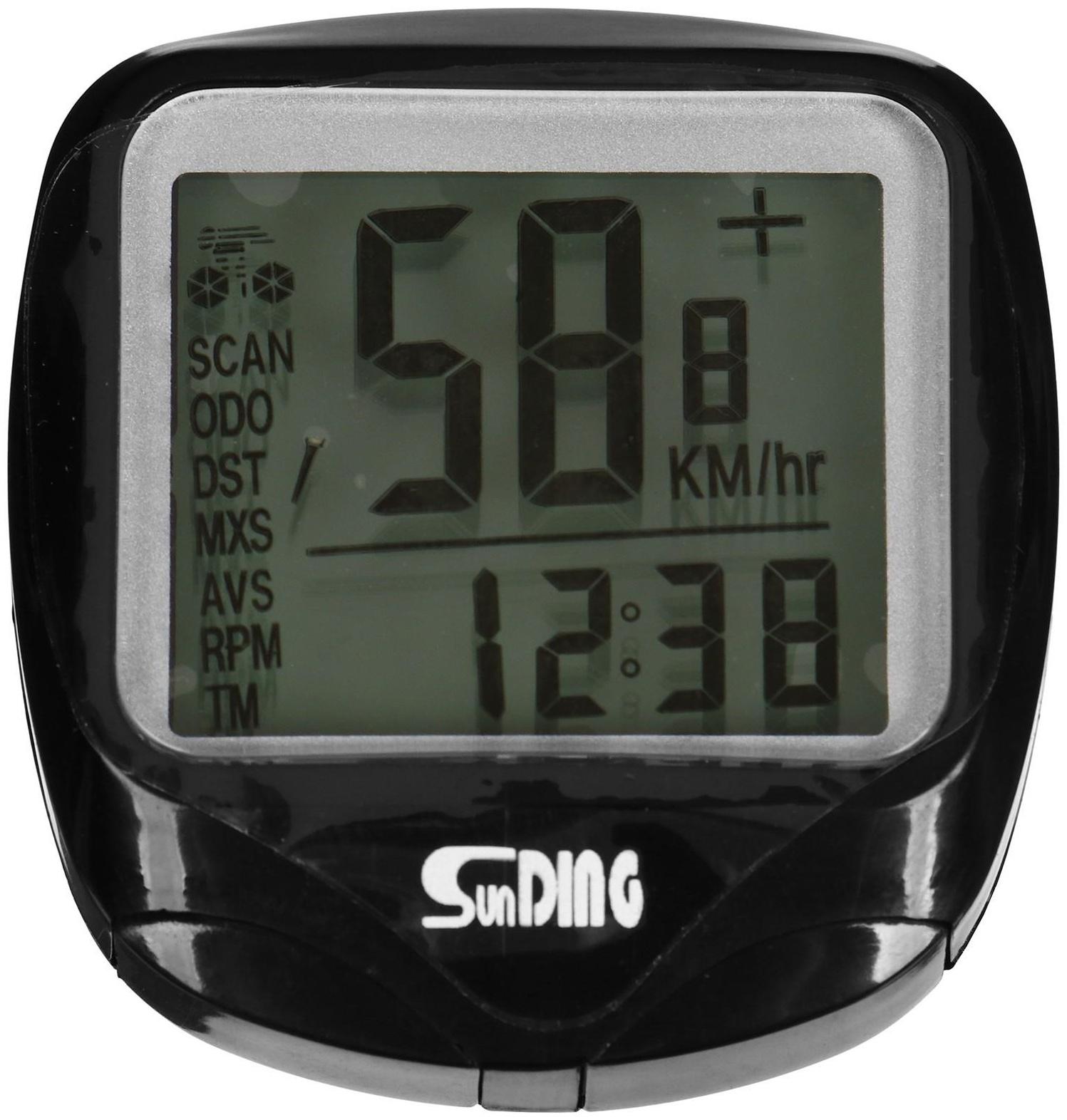 Велокомпьютер 14 функций, беспроводной SD-568C