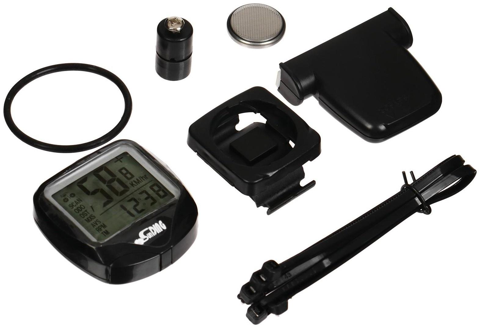 Велокомпьютер 14 функций, беспроводной SD-568C