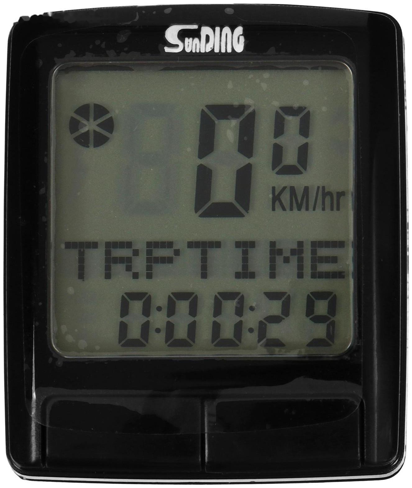 Велокомпьютер 19 функции, проводной SD-565B