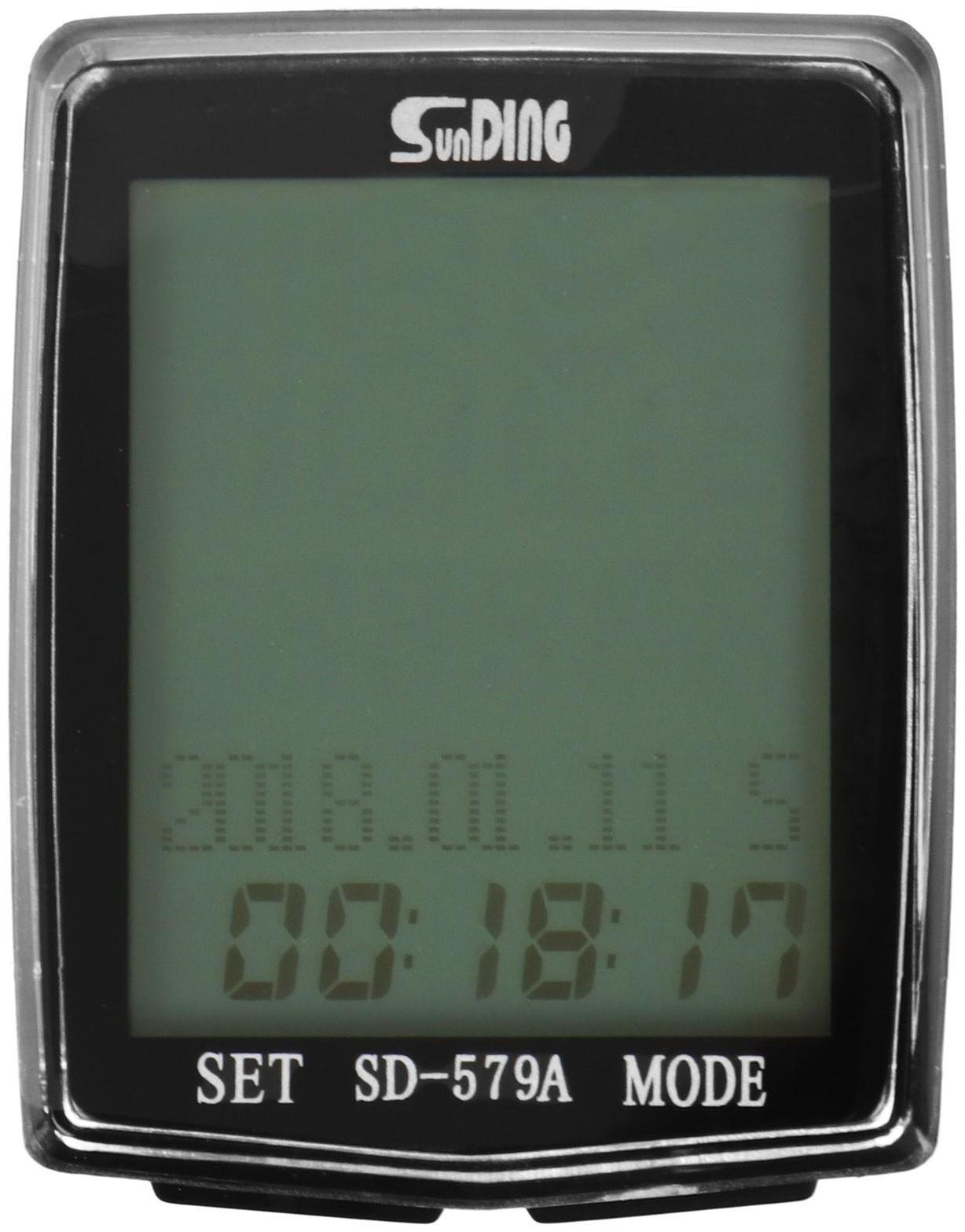 Велокомпьютер 19 функций, проводной SD-579A