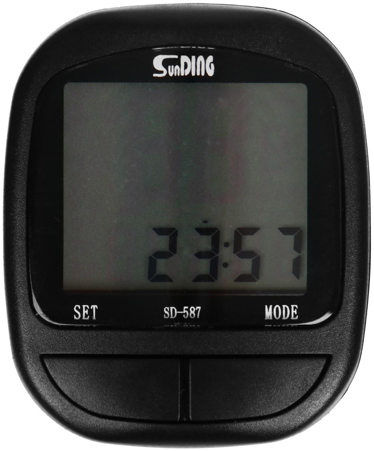 Велокомпьютер 15 функций, проводной SD-587