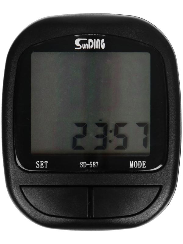 Велокомпьютер 15 функций, проводной SD-587