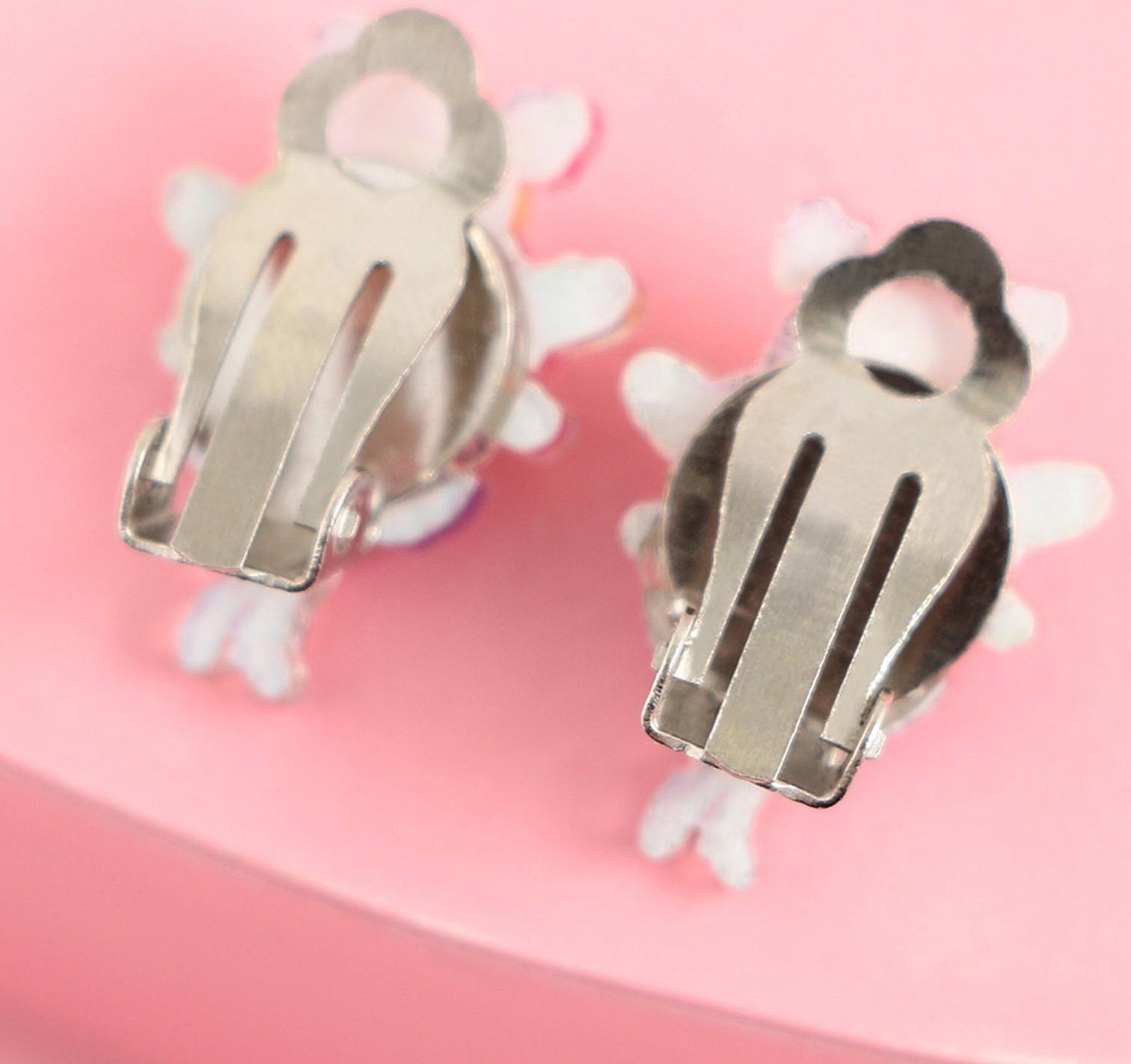 Серьги-клипсы детские «Милой леди»