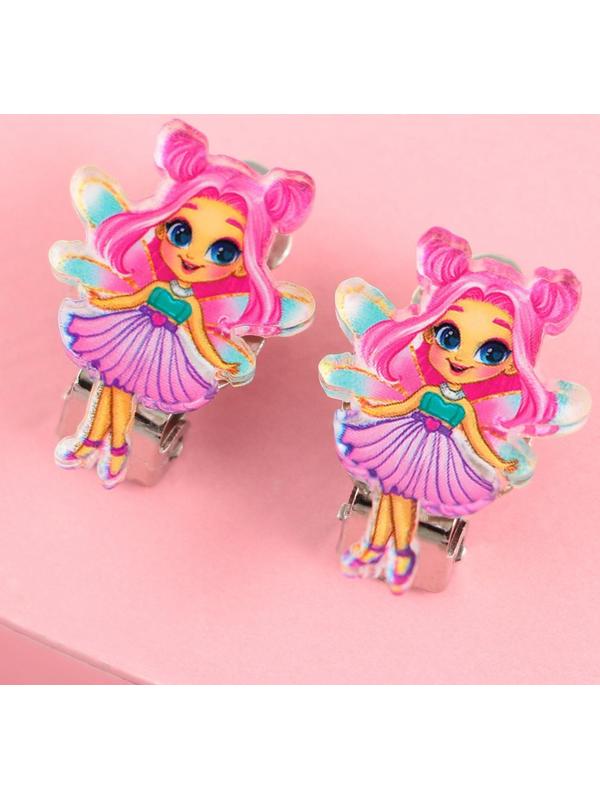 Серьги-клипсы детские «Милой леди»