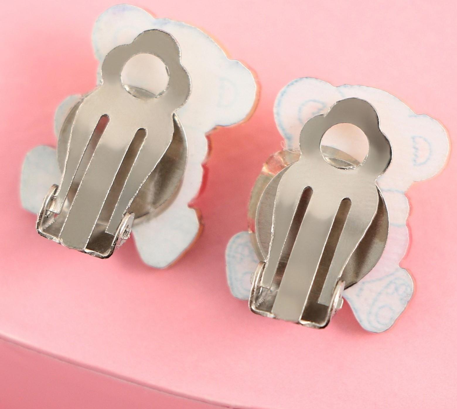 Серьги-клипсы детские «Для самой классной»