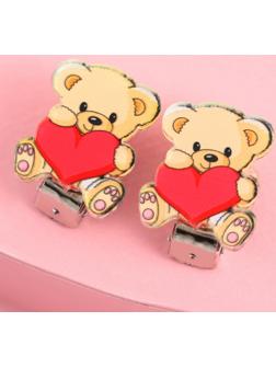 Серьги-клипсы детские «Для самой классной»