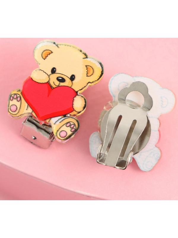 Серьги-клипсы детские «Для самой классной»