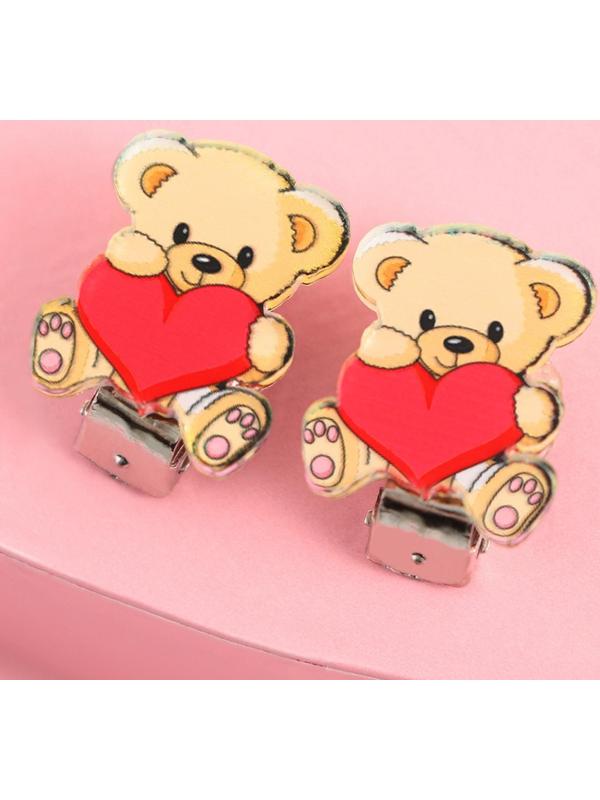 Серьги-клипсы детские «Для самой классной»