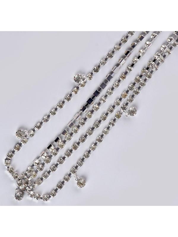 Карнавальный набор «Шик» (веер+перчатки+украшение на голову)