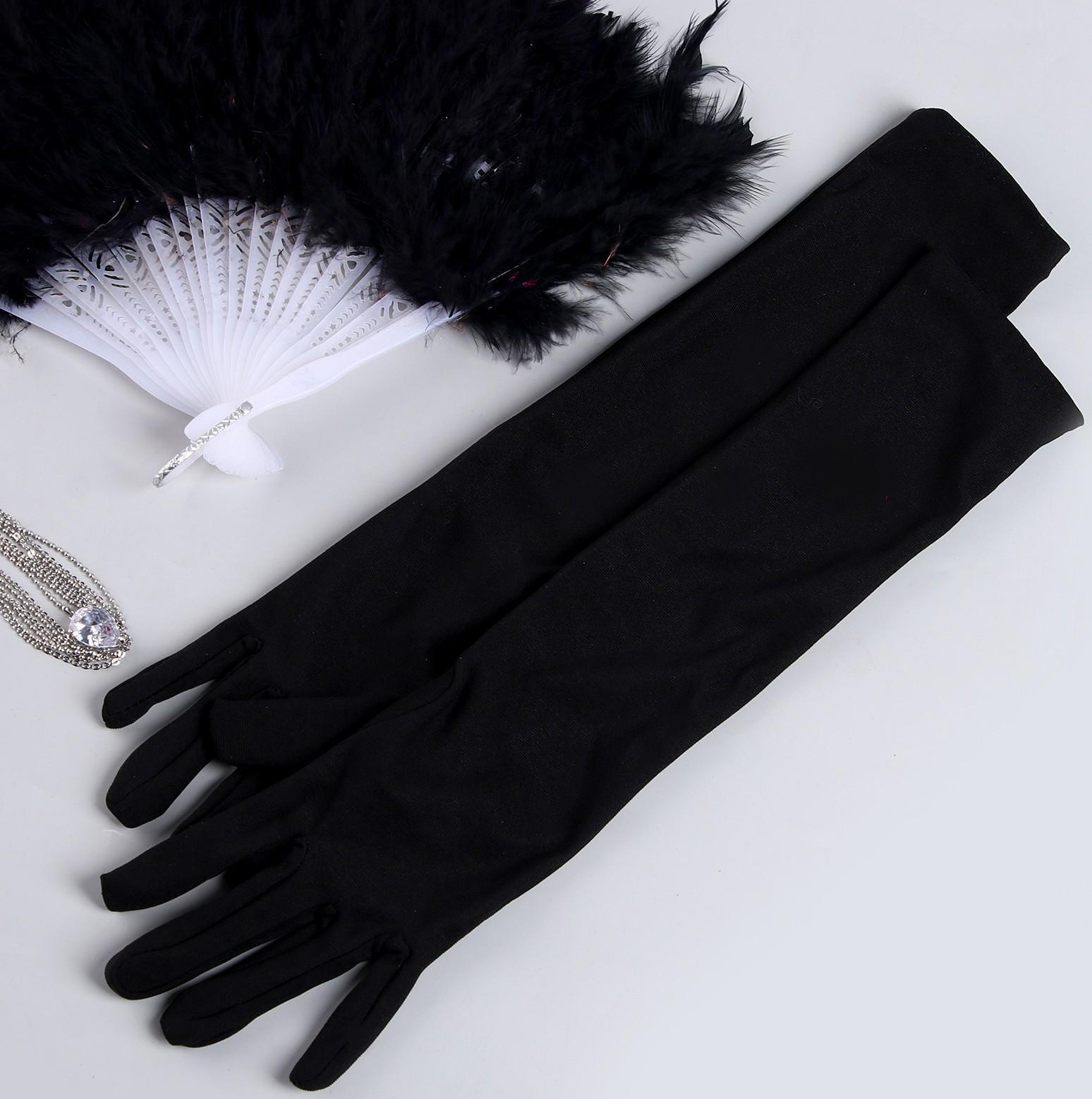 Карнавальный набор «Роскошь» (веер+перчатки+украшение на голову)