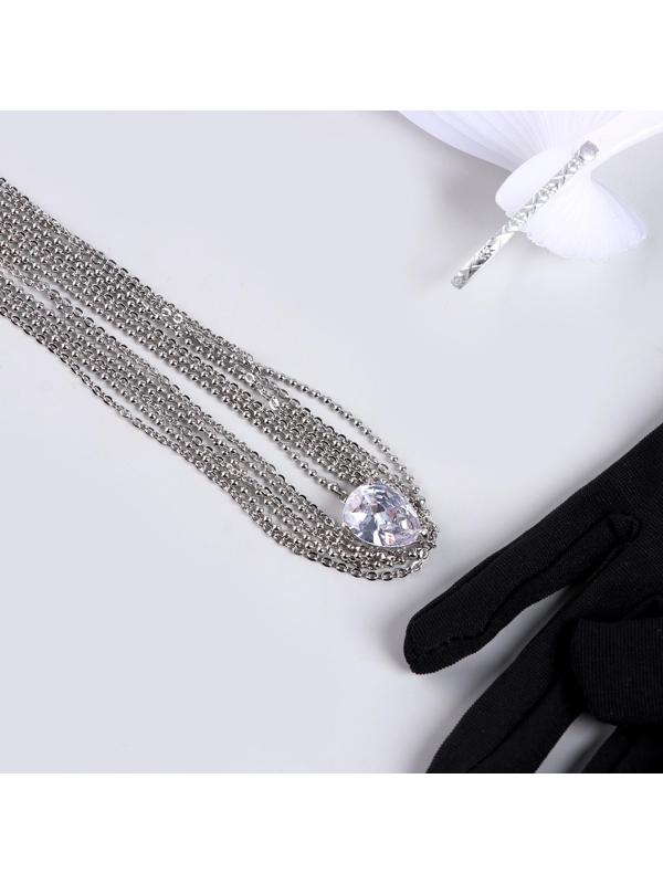 Карнавальный набор «Роскошь» (веер+перчатки+украшение на голову)