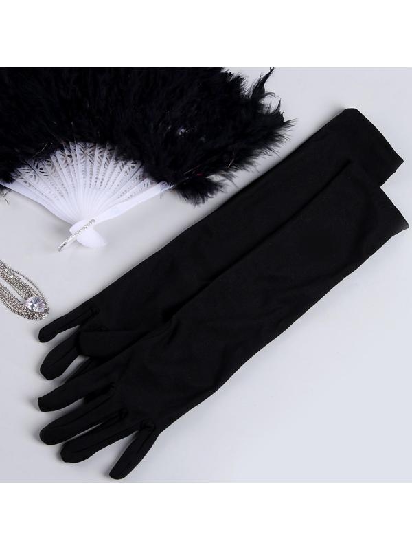 Карнавальный набор «Роскошь» (веер+перчатки+украшение на голову)