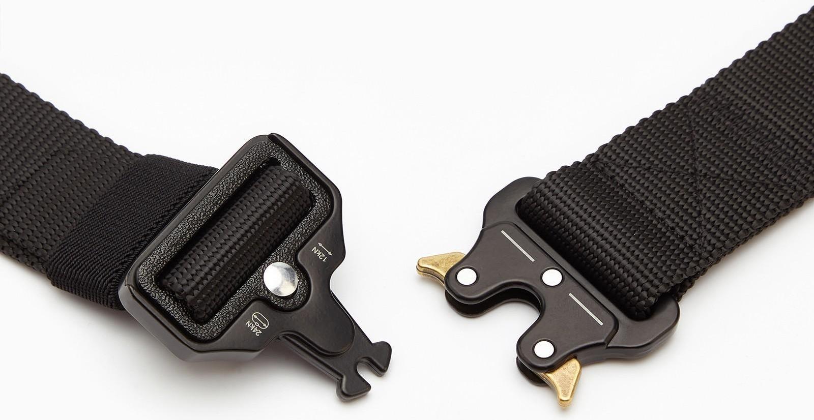 Ремень тактический, 125 см, ширина 3,7 см, черный