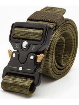 Ремень тактический, 125 см, ширина 3,7 см, хаки