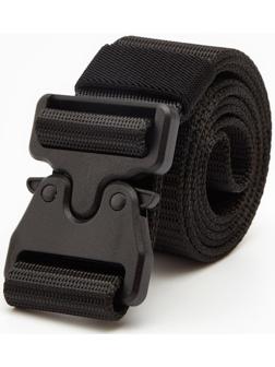 Ремень тактический, 120 см, ширирна 3,7 см, пряжка пластик, черный