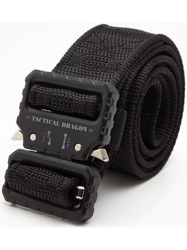 Ремень тактический, 125 см, ширина 3,7 см, черный