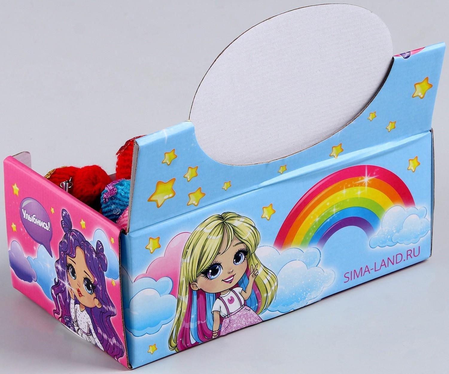 Кукла в шапочке и платье, 3 х 3 х 7 см, цвета микс