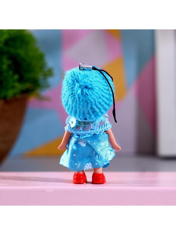 Кукла в шапочке и платье, 3 х 3 х 7 см, цвета микс