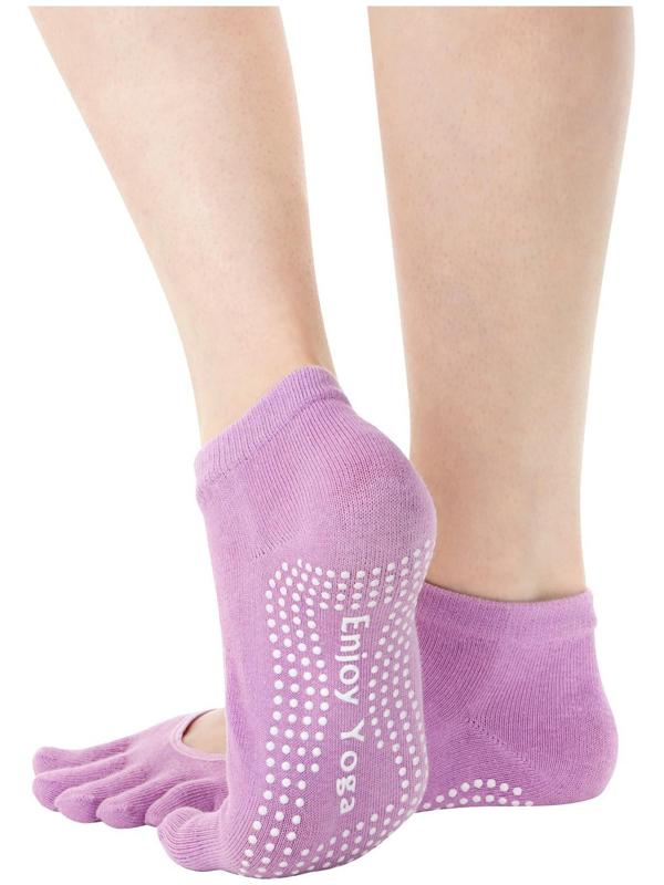 Носки для йоги Sangh, р. 36-39 см, цвет сиреневый