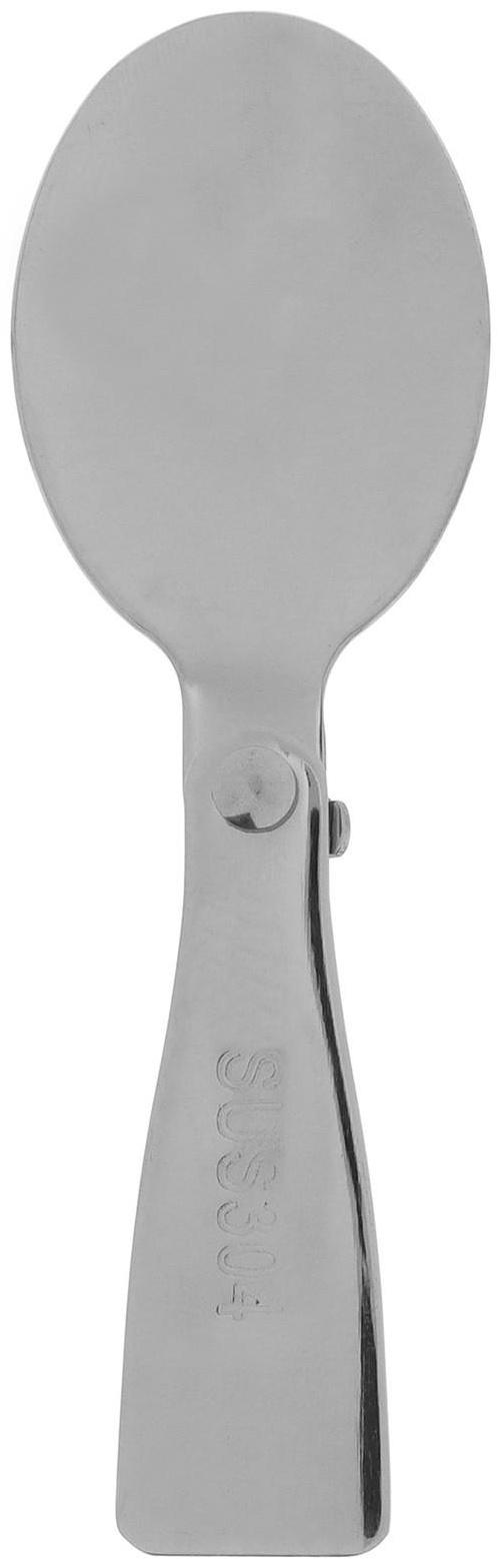 Ложка складная, туристическая, р. 11 х 3.4 см