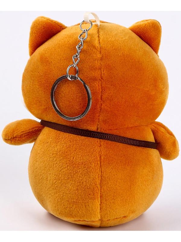 Мягкая игрушка «Хомяк с фруктиком» на брелоке, 12 см, цвета МИКС