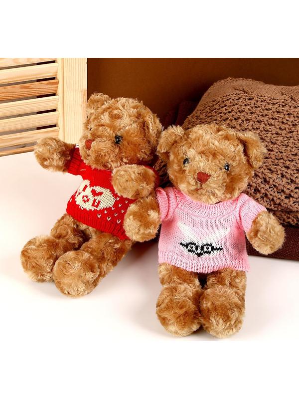 Мягкая игрушка «Мишка в футболке», цвета МИКС