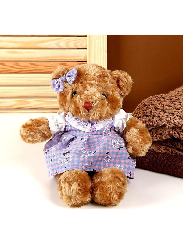 Мягкая игрушка «Мишка в платье», цвета МИКС
