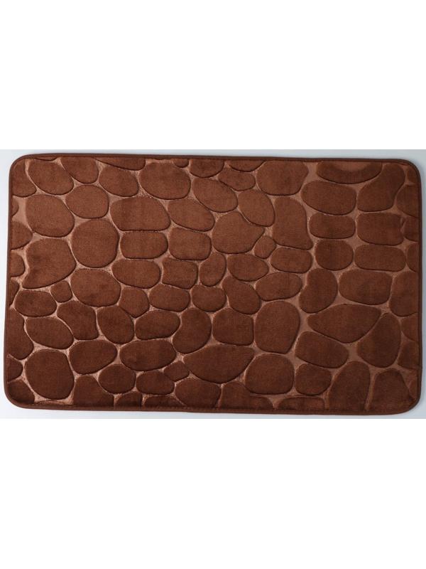 Коврик для дома с эффектом памяти SAVANNA Memory foam, 50×80 см, цвет коричневый