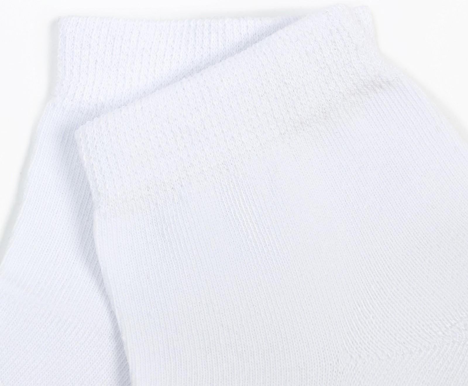 Носки укороченные, цвет белый, размер 31