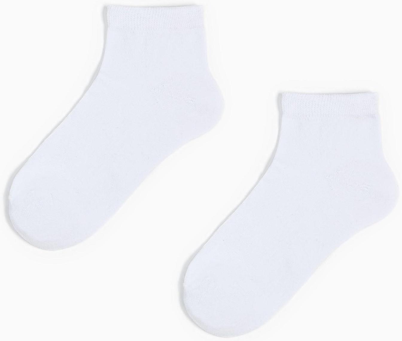 Носки укороченные, цвет белый, размер 31