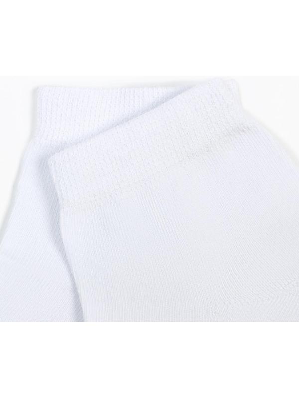 Носки укороченные, цвет белый, размер 31