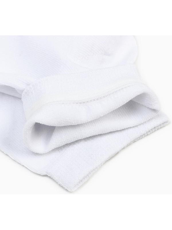 Носки укороченные, цвет белый, размер 31