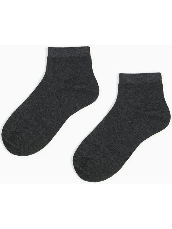 Носки укороченные, цвет джинс, размер 31