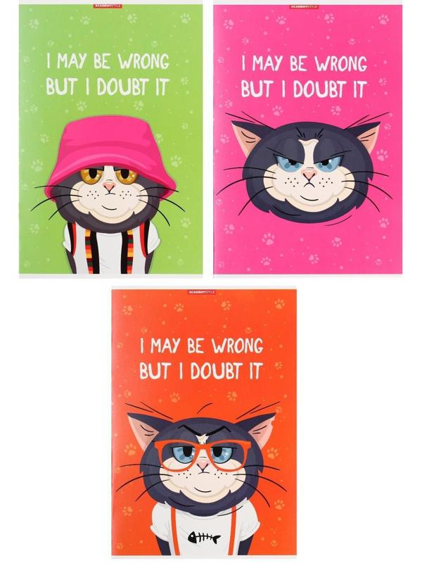 Тетрадь А4-, 48 листов в клетку 