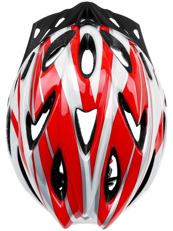 Шлем велосипедиста, размер L (56-63см), цвет красный