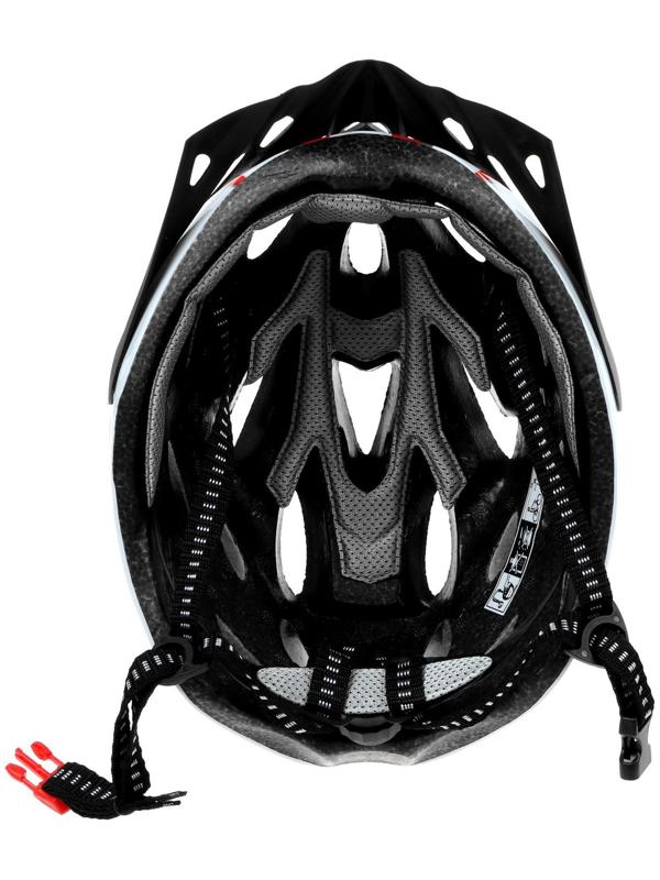 Шлем велосипедиста, размер L (56-63см), цвет красный