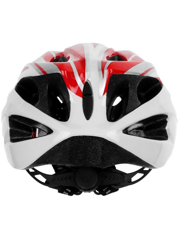 Шлем велосипедиста, размер L (56-63см), цвет красный