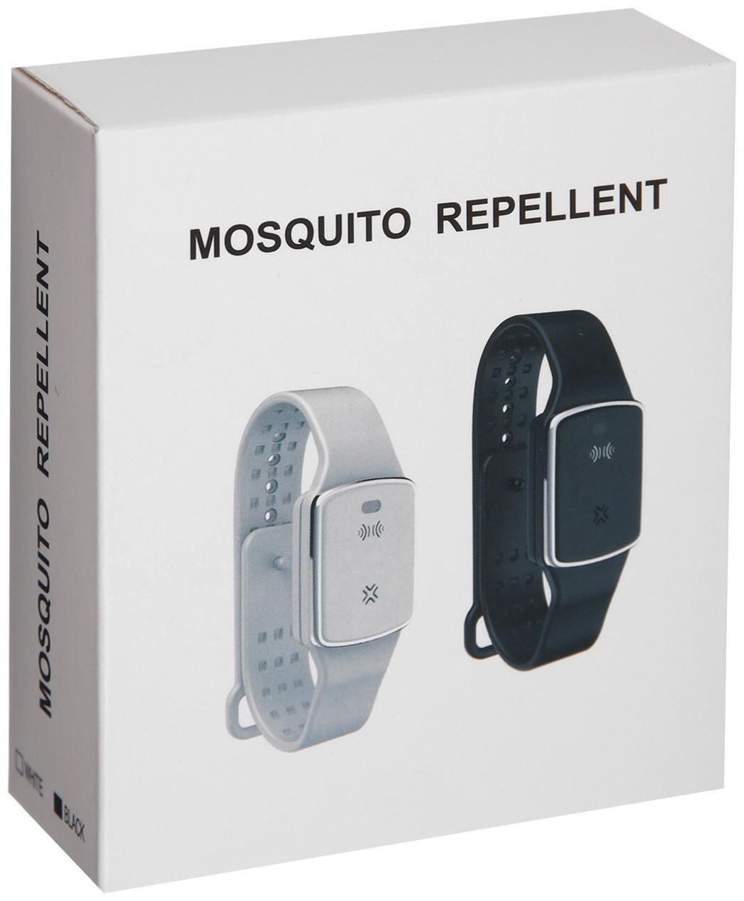 Отпугиватель комаров Luazon LRI-01, ультразвуковой, наручный, 10 м2, АКБ, 40 мАч, черный