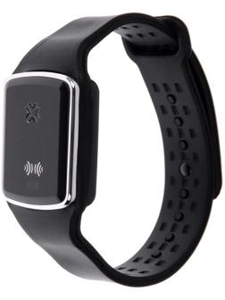 Отпугиватель комаров Luazon LRI-01, ультразвуковой, наручный, 10 м2, АКБ, 40 мАч, черный