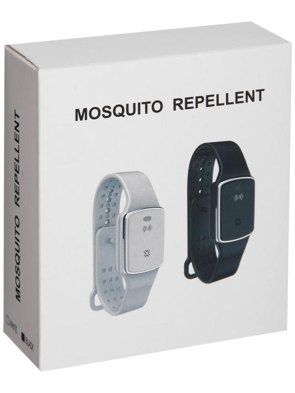 Отпугиватель комаров Luazon LRI-01, ультразвуковой, наручный, 10 м2, АКБ, 40 мАч, черный