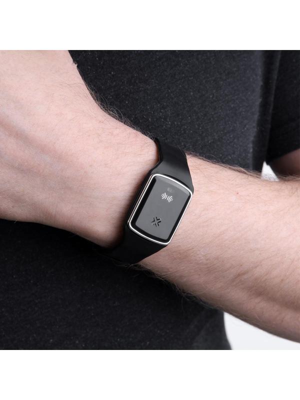 Отпугиватель комаров Luazon LRI-01, ультразвуковой, наручный, 10 м2, АКБ, 40 мАч, черный