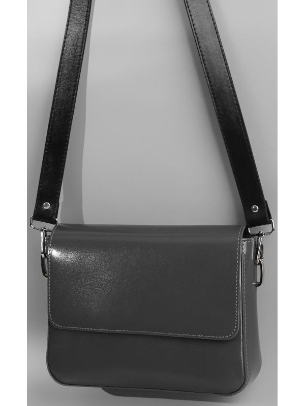 Ручка для сумки, с карабинами, 100 ± 1 см × 2,5 см, цвет чёрный