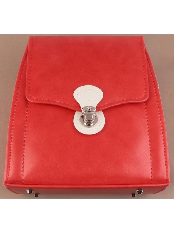 Застёжка для сумки, пришивная, 6 × 4 см, цвет белый