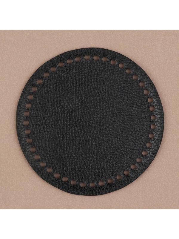 Донце для сумки, круглое, d = 15 × 0,3 см, цвет чёрный