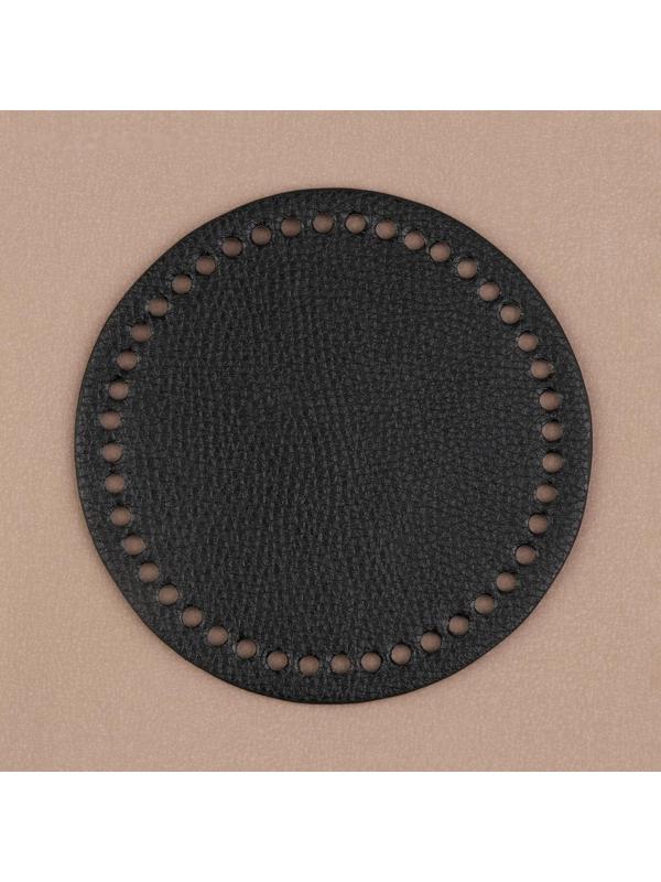 Донце для сумки, круглое, d = 15 × 0,3 см, цвет чёрный