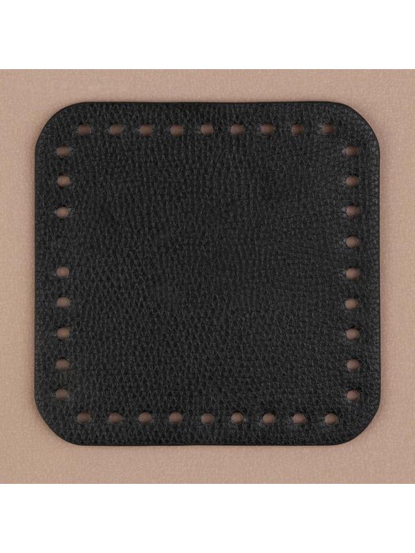Донце для сумки, квадратное, 15 × 15 × 0,3 см, цвет чёрный