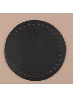 Донце для сумки, круглое, d = 18 × 0,3 см, цвет чёрный